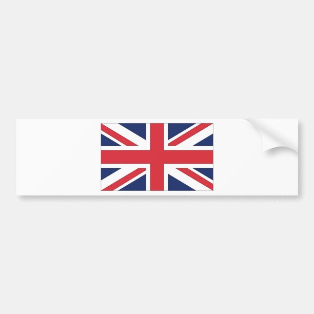 Union Jack/Union Flagga of United Kingdom Bildekal (Framsidan)