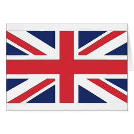 Union Jack/Union Flagga of United Kingdom Hälsningskort