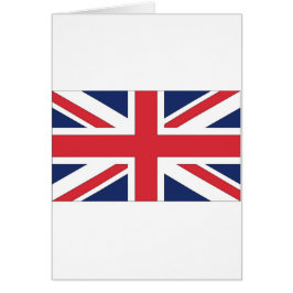 Union Jack/Union Flagga of United Kingdom Hälsningskort