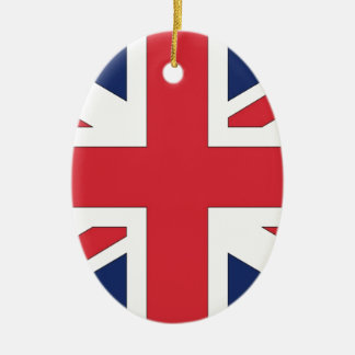 Union Jack/Union Flagga of United Kingdom Julgransprydnad Keramik