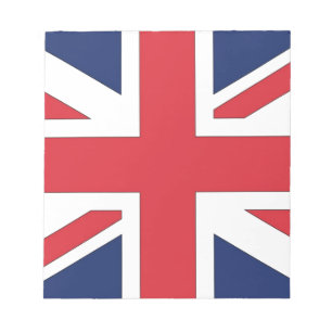 Union Jack/ Unionsflagga i Storbritannien Anteckningsblock