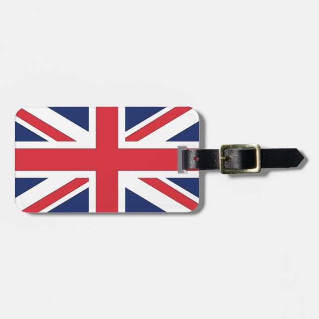 Union Jack/ Unionsflagga i Storbritannien Bagagebricka (Horisontell Framsida)