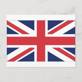Union Jack/ Unionsflagga i Storbritannien Vykort