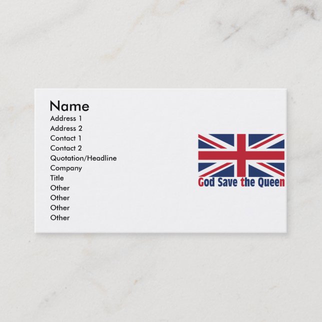 UNION_JACK VISITKORT (Framsida)