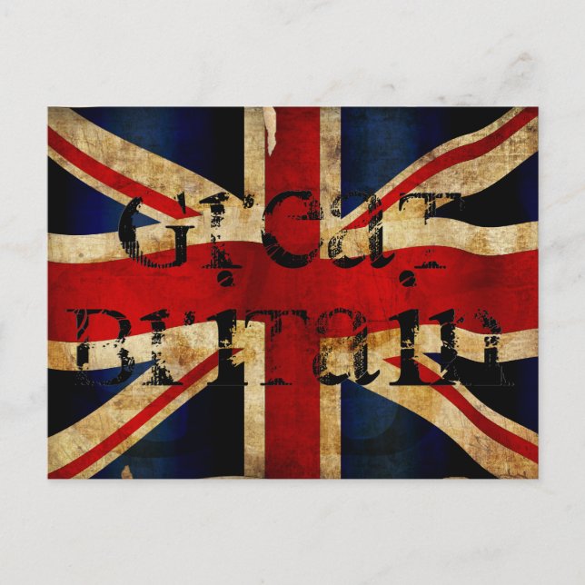Union-Jack vykort (Framsida)