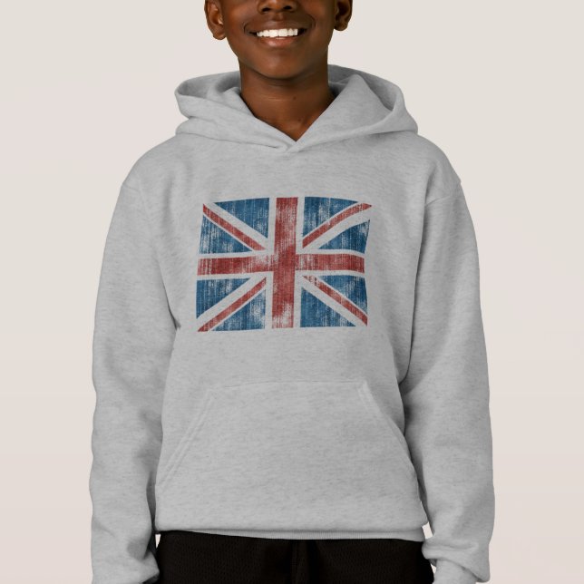 Union Jack worn Tröja (Framsida)