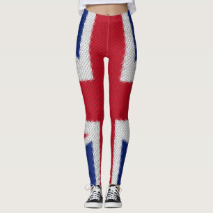Union Jack Woven Flagga Leggings