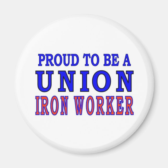 UNION JÄRN WORKER MAGNET (Framsidan)