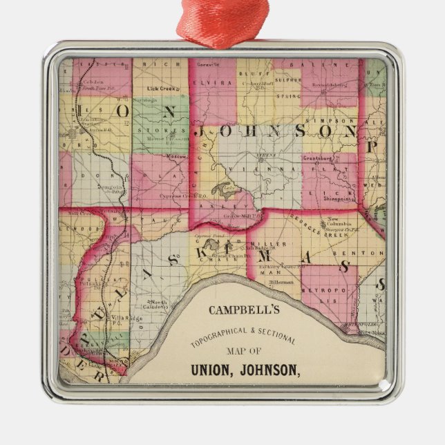 Union Johnson, Alexander, Pulaski Julgransprydnad Metall (Framsidan)