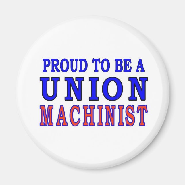 UNION MACHINIST MAGNET (Framsidan)