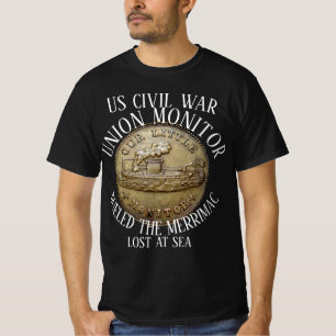 UNION MONITOR US CIVIL KRIG VERSUS MERRIMAC T SHIRT