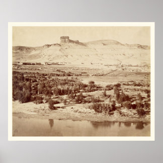 Union Pacific Railroad Grönt River Wyoming Photo Poster