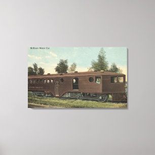 Union Pacific RailroadMcKeen Motor Car View Canvastryck
