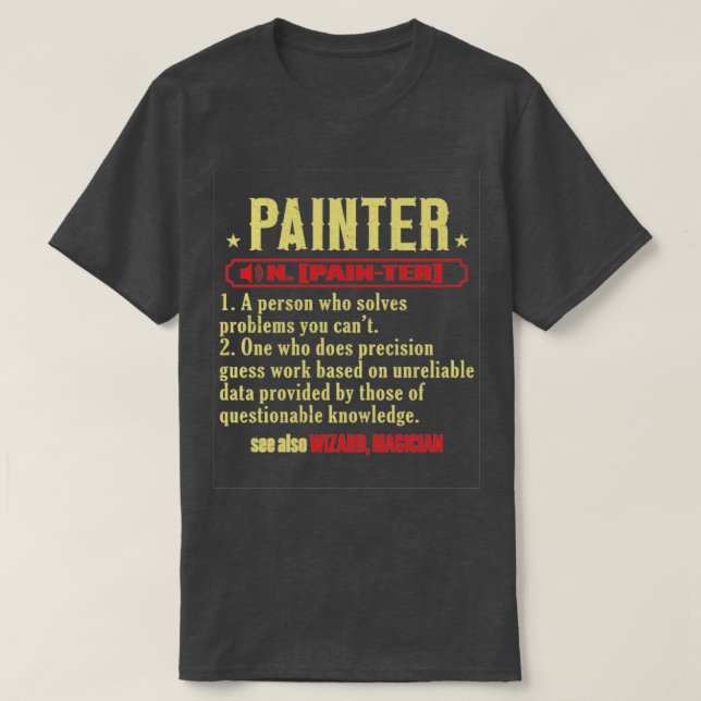 Union Painter House Painter2 T Shirt (Design framsida)