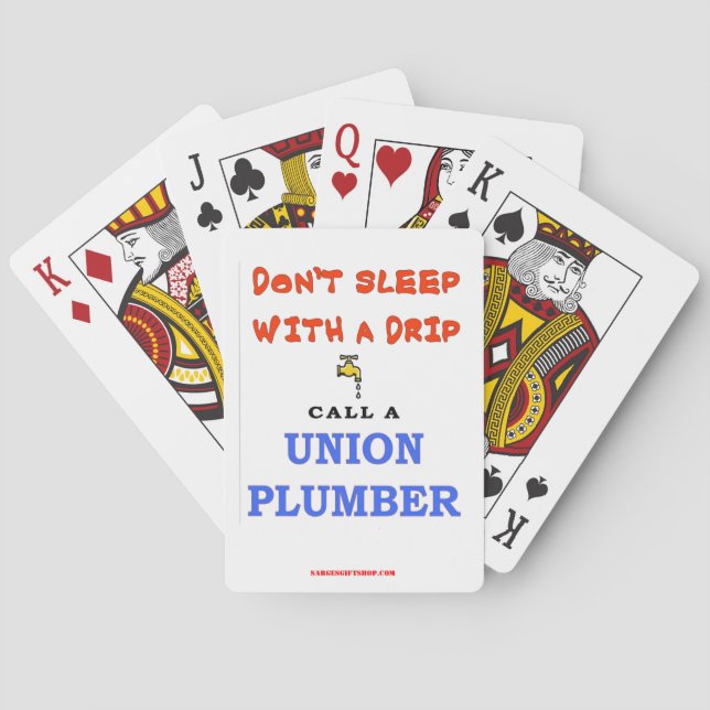 UNION PLUMMER SPEL KORT (Baksidan)