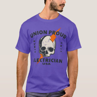Union Proud Electrician sedan 1971 T Shirt