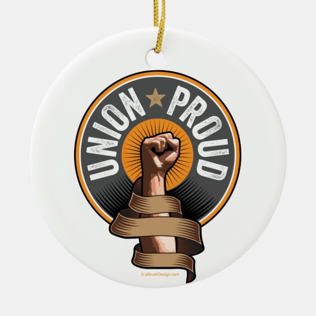 Union Proud Julgransprydnad Keramik (Framsidan)