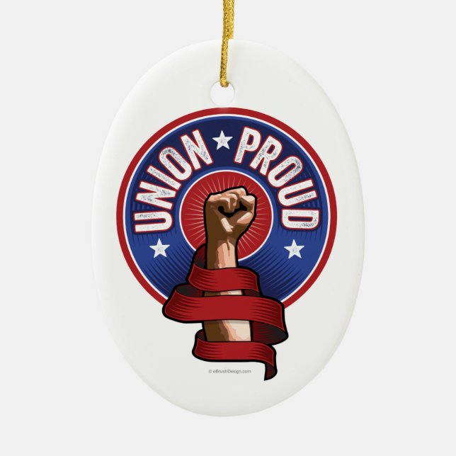Union Proud Julgransprydnad Keramik (Framsidan)