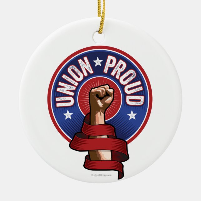 Union Proud Julgransprydnad Keramik (Framsidan)