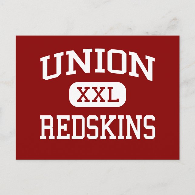 Union - Redskins - Mitten School - Tulsa Oklahoma Vykort (Framsida)