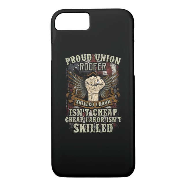 Union Roofer Shirt Proud - Skilled Labour är inte  Case-Mate iPhone Skal (Baksida)