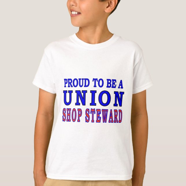 UNION SHOP STEWARD T-SHIRT (Framsida)