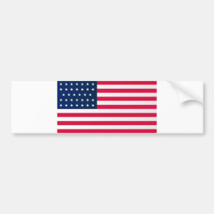 Union Side American Civil Krig Flagga Bildekal
