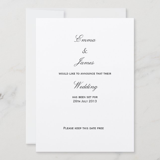 Union - Spara datum Spara Datumet (Framsida)