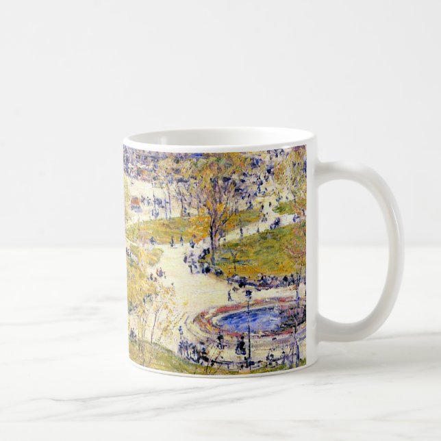 Union Square i vår av Frederick Childe Hassam Kaffemugg (Höger)