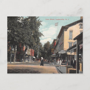 Union St, Lambertville, New jersey 1907 Vykort