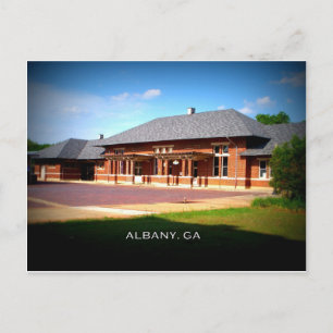 UNION STATION-Albany, Georgien Vykort