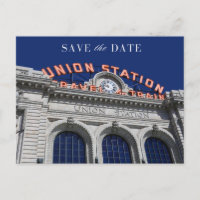 Union Station Chicago Bröllop spara datum
