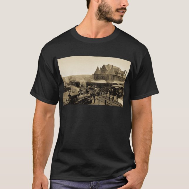 Union Station, Durand, Michigan T-shirt (Framsida)