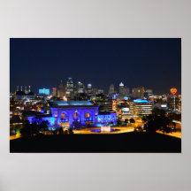Union Station i blått, Kansas City (19x10)