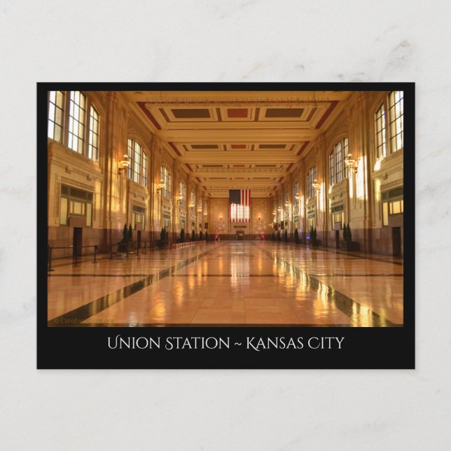 Union Station i Kansas City Vykort (Framsida)