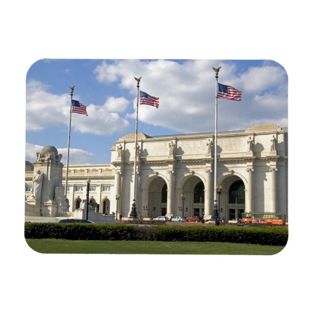 Union Station i Washington, D.C. Magnet (Horisontell)