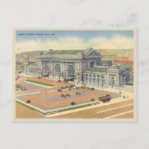 Union Station Kansas City Missouri vintage 1940-ta