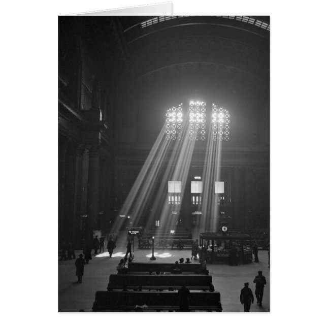 Union Station väntrum, 1943 Hälsningskort (Framsidan)