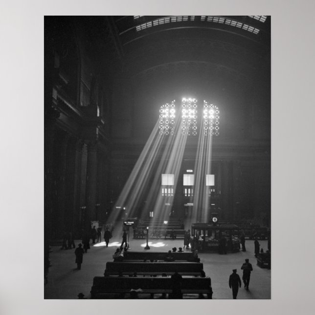 Union Station Waiting Room, 1943. Vintage Photo Poster (Framsidan)