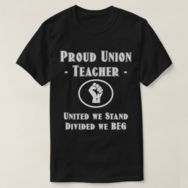 Union Strong and Solidarity - Red Ed! T Shirt (Design framsida)
