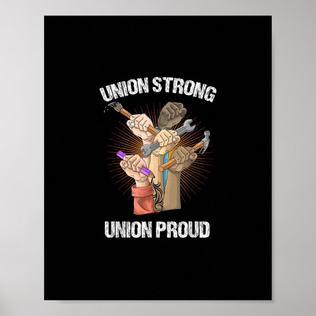 Union Strong Union Proud - Labour Party - Labour D Poster (Framsidan)