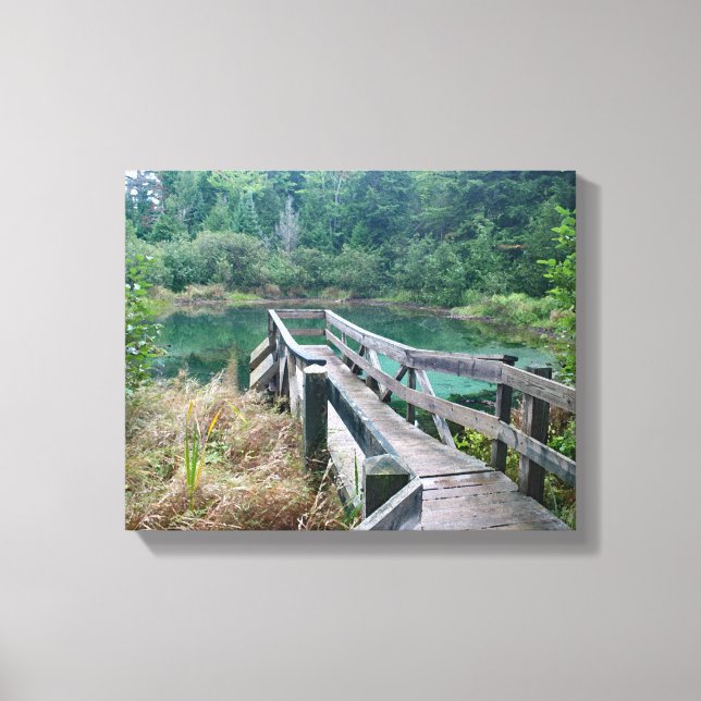 Union Vår - Porcupine Mountain Wilderness Canvastryck (Framsida)