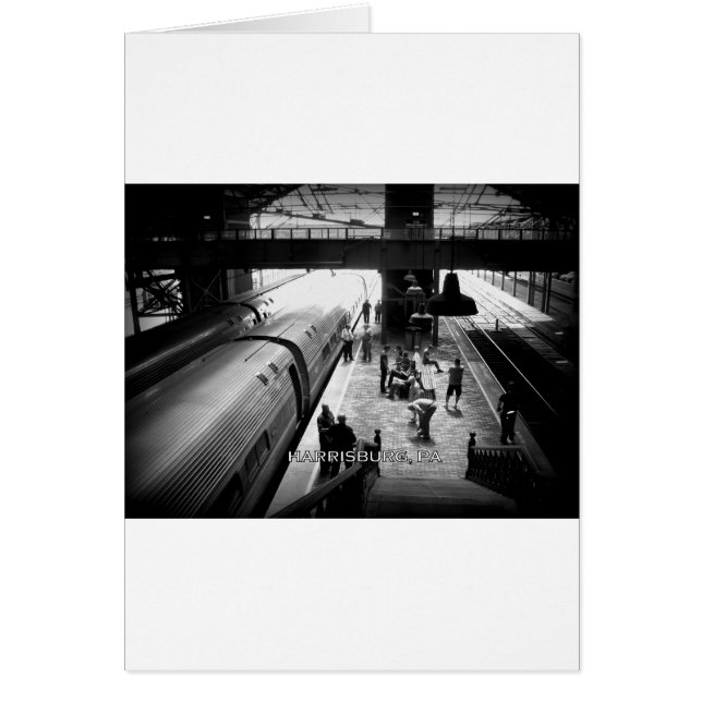 UNIONEN STATION - Harrisburg, PA Hälsningskort (Framsidan)