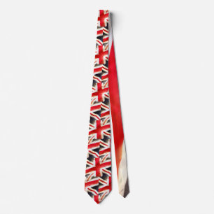 Unionens flagga av jack i vinden slips