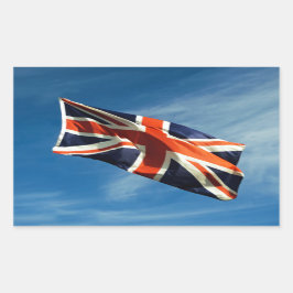 Unionens Flagga Rektangulärt Klistermärke
