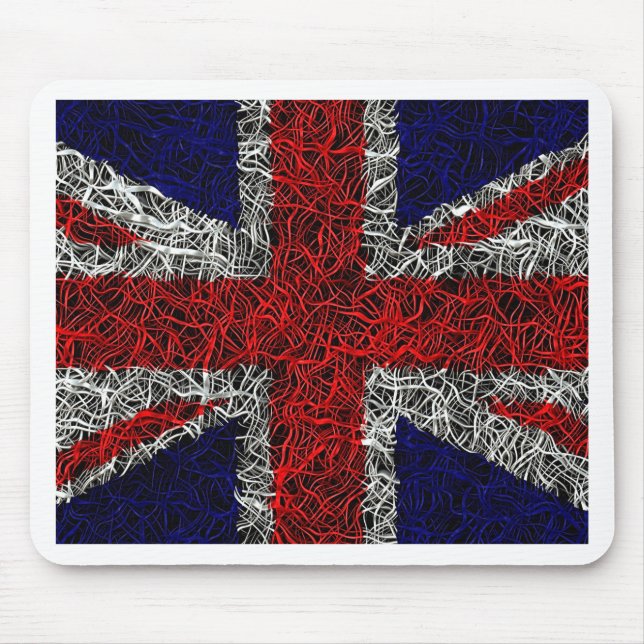 Unionens jack flagga uk patriotic musmatta (Framsidan)