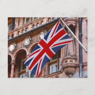 unionens jack flagga vykort