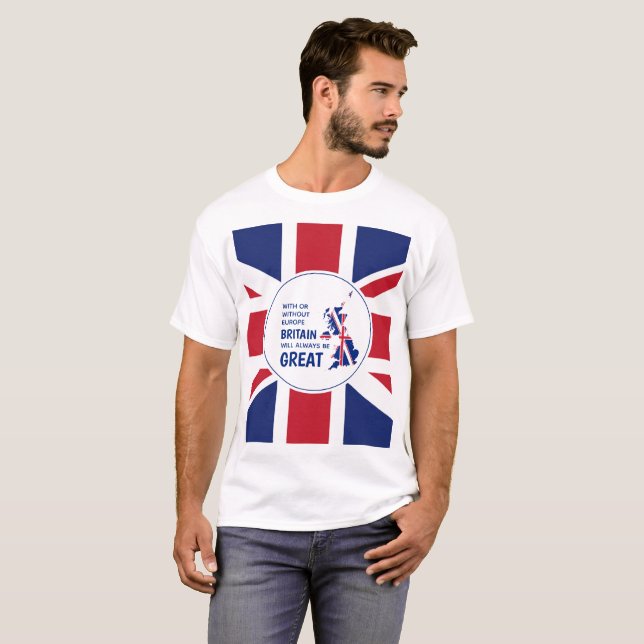 UNIONENS JACK Underbara Storbritannien Underbara B T Shirt (Hel framsida)