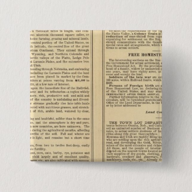 Unionens järnvägar och Centralasien Linjer Knapp (Framsida)