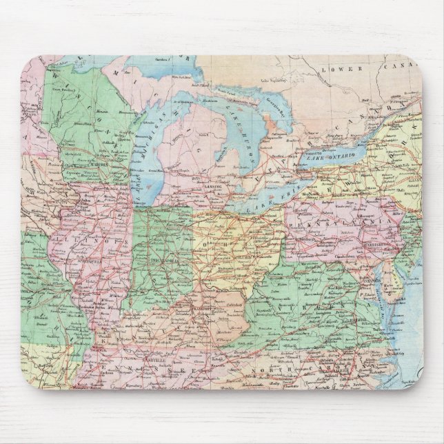 Unionens militära diagram musmatta (Framsidan)